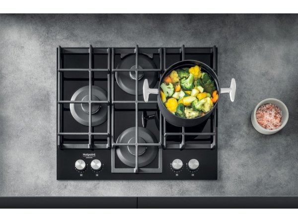 Газовая варочная панель Hotpoint/Ariston HAGS 61F/BK