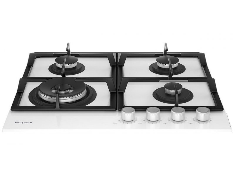 Встраиваемая газовая варочная панель Hotpoint HGS 62F WH