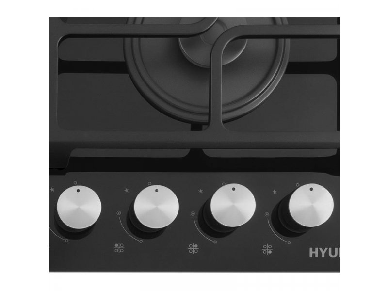 Встраиваемая газовая варочная панель Hyundai HHG 6438 BG