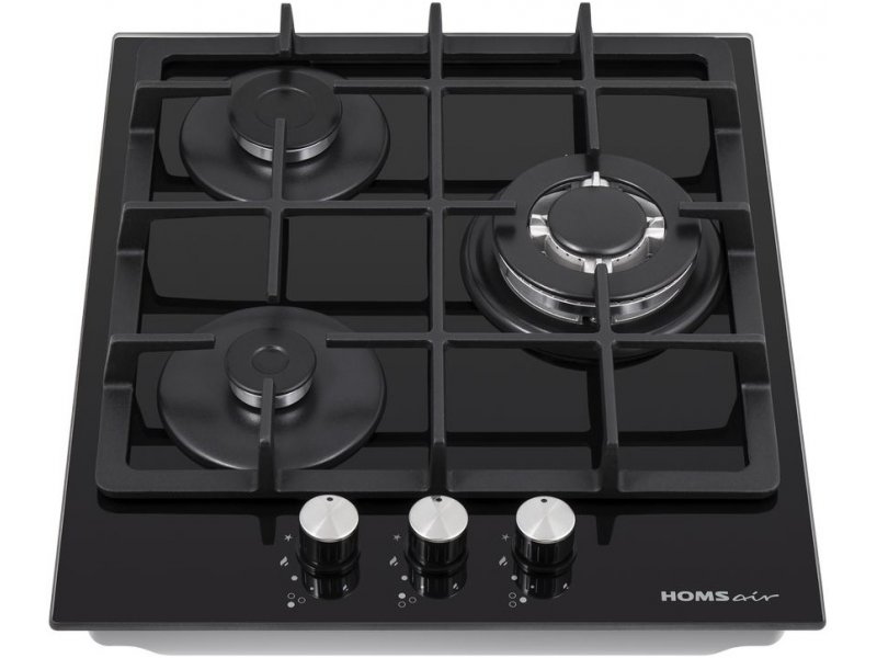 Встраиваемая газовая варочная панель Homsair HGG433TGCBK Встраиваемая газовая варочная панель Homsair HGG433TGCBK