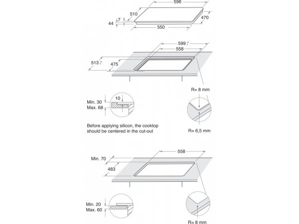 Газовая варочная панель Hotpoint/Ariston QS 61F/BK Газовая варочная панель Hotpoint/Ariston QS 61F/BK