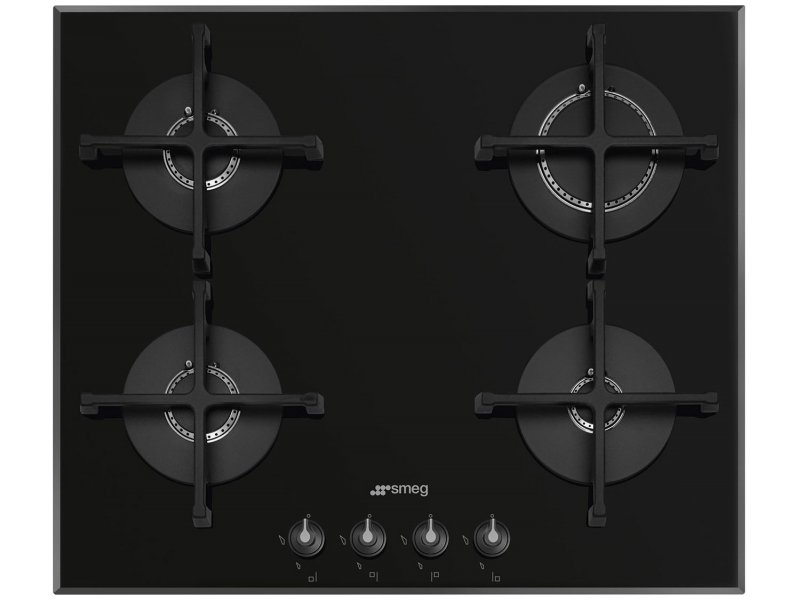 Встраиваемая газовая варочная панель Smeg Linea PV164B3 Встраиваемая газовая варочная панель Smeg Linea PV164B3