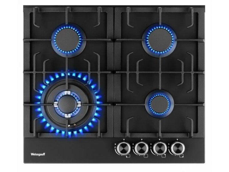 Газовая варочная панель Weissgauff HGG 641 BV Nano Matt Glass