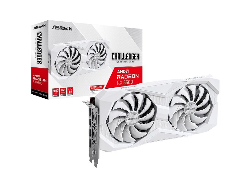 Видеокарта ASRock AMD Radeon RX 6600 Challenger [RX6600 CLW 8G]