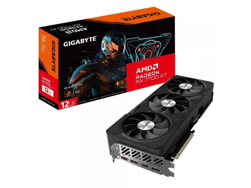 Видеокарта Gigabyte AMD Radeon RX 7700XT [GV-R77XTGAMING OC-12GD]