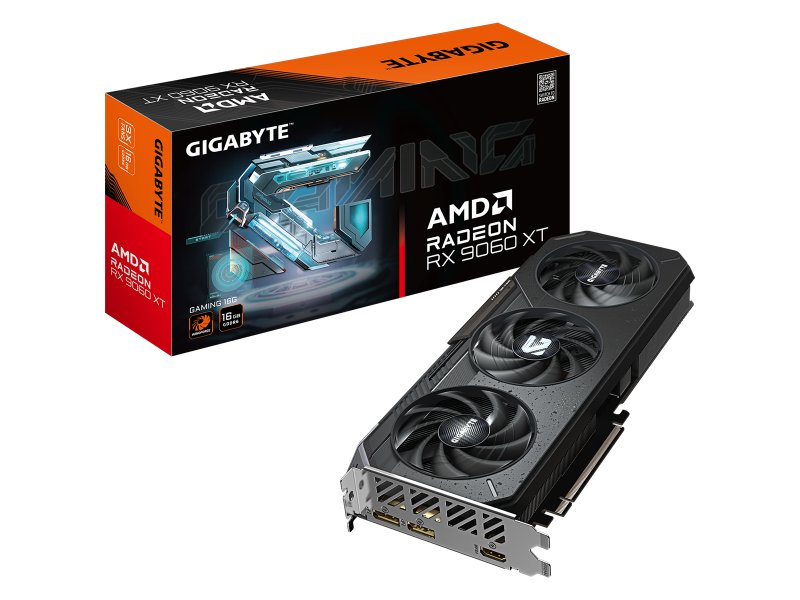 Видеокарта Gigabyte AMD Radeon RX 9060XT GAMING [GV-R9060XTGAMING-16GD]