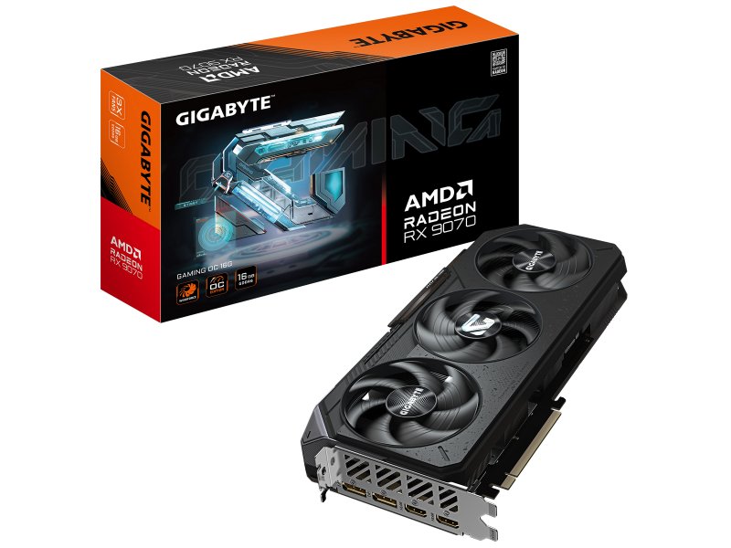 Видеокарта Gigabyte AMD Radeon RX 9070 [GV-R9070GAMING OC-16GD]
