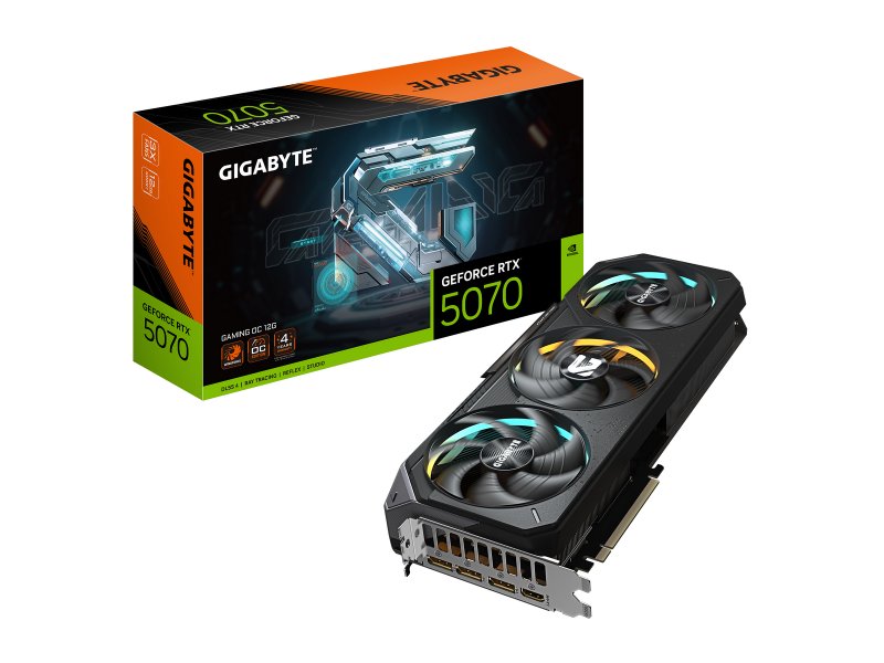 Видеокарта Gigabyte Nvidia GeForce RTX 5070 [GV-N5070GAMING OC-12GD]