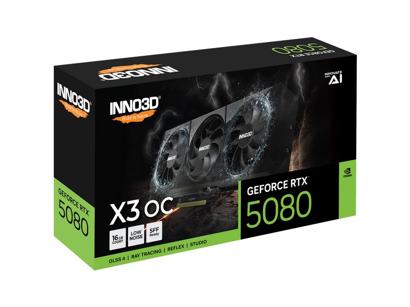 Видеокарта INNO3D Nvidia GeForce RTX 5080 [N50803-16D7X-17603930]