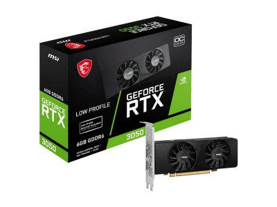 Видеокарта MSI Nvidia GeForce RTX 3050 [RTX 3050 LP 6G OC]