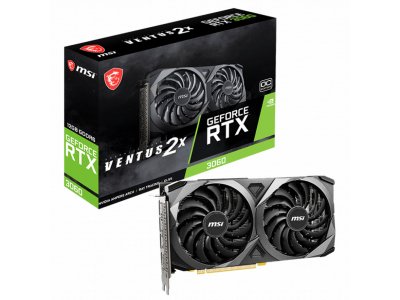 Видеокарта MSI Nvidia GeForce RTX 3060 [RTX 3060 VENTUS 2X 12G OC]