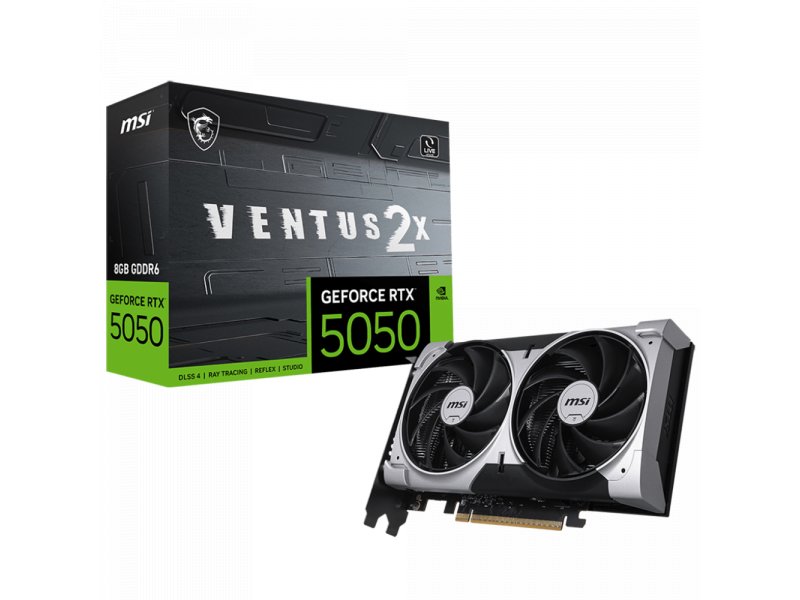 Видеокарта MSI Nvidia GeForce RTX 5050 VENTUS 2X [RTX 5050 8G VENTUS 2X]
