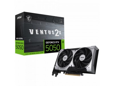 Видеокарта MSI Nvidia GeForce RTX 5050 VENTUS 2X [RTX 5050 8G VENTUS 2X]
