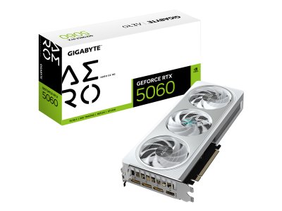 Видеокарта Gigabyte Nvidia GeForce RTX 5060 AERO [GV-N5060AERO OC-8GD]