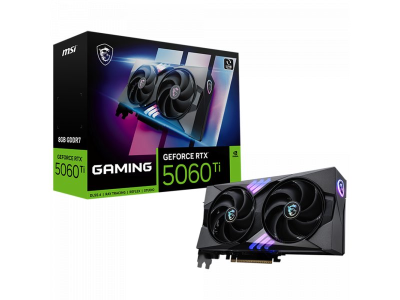 Видеокарта MSI Nvidia GeForce RTX 5060 Ti Gaming [RTX 5060 Ti 8G GAMING]