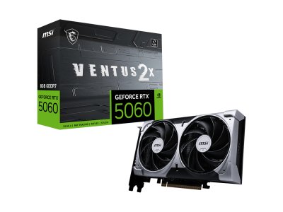 Видеокарта MSI Nvidia GeForce RTX 5060 Ventus [RTX 5060 8G VENTUS 2X]