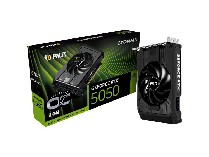 Видеокарта Palit Nvidia GeForce RTX 5050 Stormx [NE65050T19P1-GB2070F]