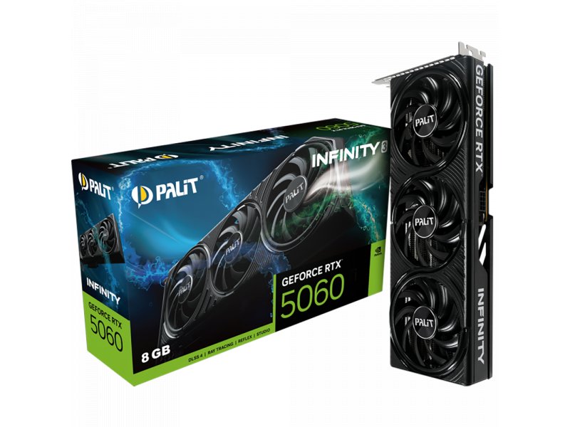 Видеокарта Palit Nvidia GeForce RTX 5060 INFINITY 3 [NE75060019P1-GB2063S]