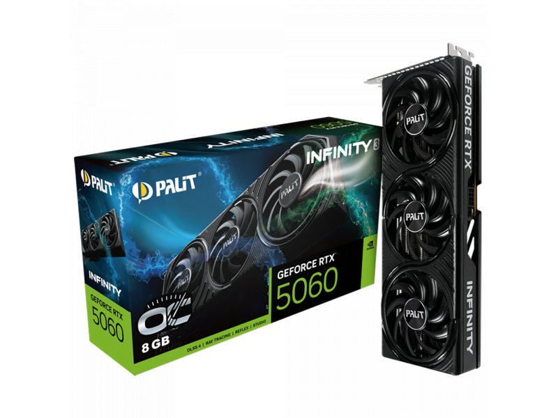 Видеокарта Palit Nvidia GeForce RTX 5060 INFINITY 3 [NE75060T19P1-GB2063S]