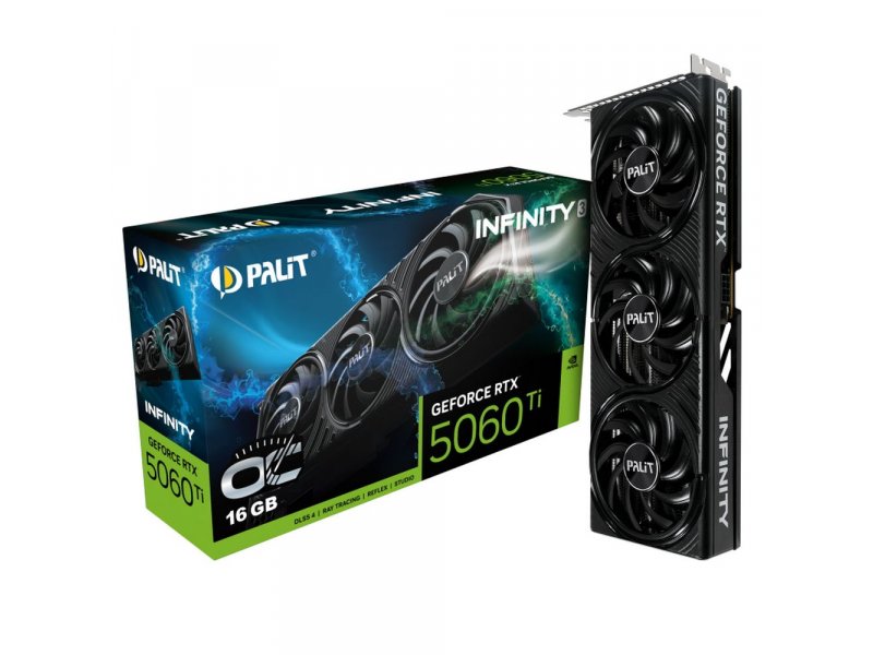 Видеокарта Palit Nvidia GeForce RTX 5060 Ti [NE7506TS19T1-GB2061S]
