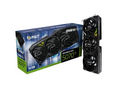 Видеокарта Palit Nvidia GeForce RTX 5070 Ti GAMINGPRO-S [NE7507T019T2-GB2031U]