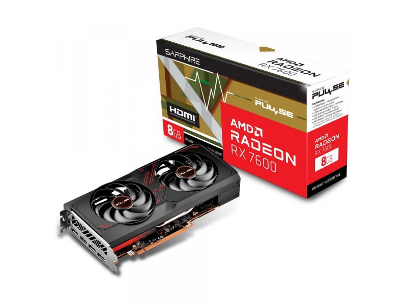 Видеокарта Sapphire AMD Radeon RX 7600 [11324-01-20G]