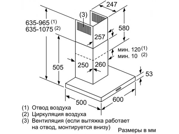 Вытяжка Bosch DWB66BC50 Вытяжка Bosch DWB66BC50