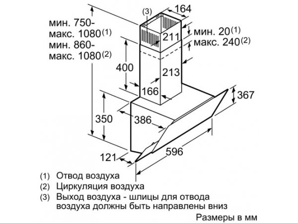 Вытяжка Bosch DWK65AD20R Вытяжка Bosch DWK65AD20R