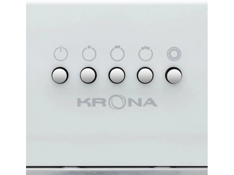 Встраиваемая вытяжка Krona Luisa 600 White PB белый Встраиваемая вытяжка Krona Luisa 600 White PB белый