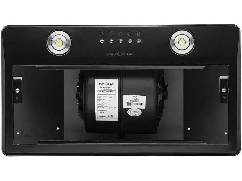 Встраиваемая вытяжка Krona Runa 600 PB черный