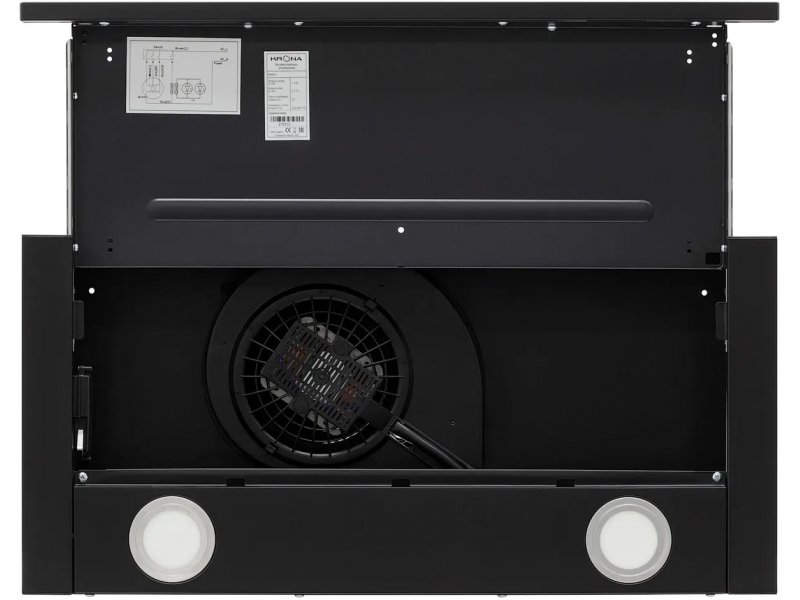 Встраиваемая вытяжка Krona T 600 черный