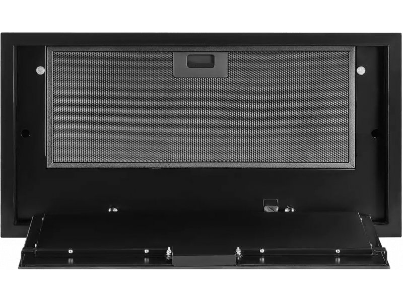Maunfeld MZR 60 Lux сенсорная панель управления и сетчатый алюминиевый фильтр вид снизу