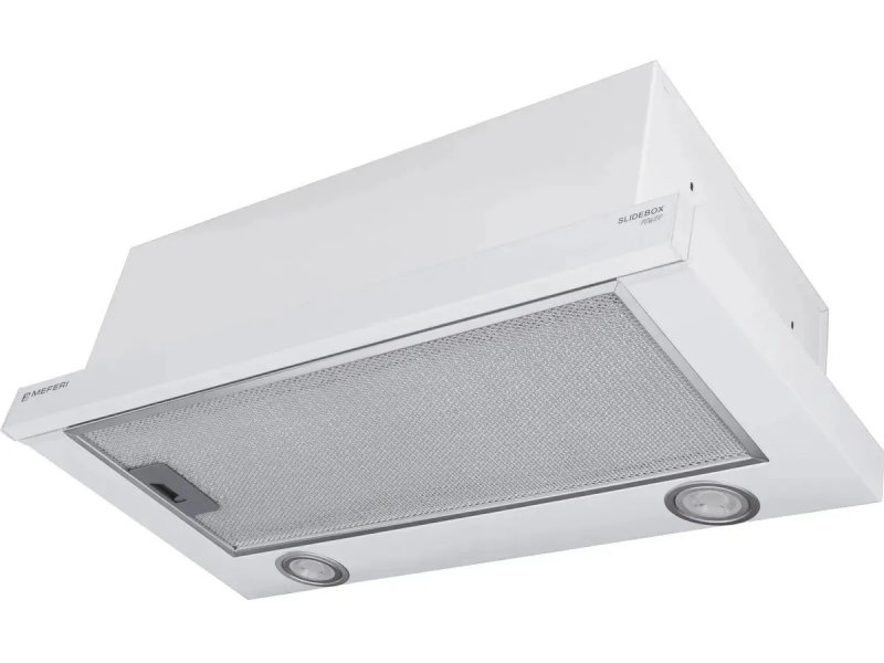 Встраиваемая вытяжка Meferi Glass Ultra SlideBox60WH белый