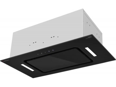 Встраиваемая вытяжка Meferi Inbox glass comfort 60bk черный
