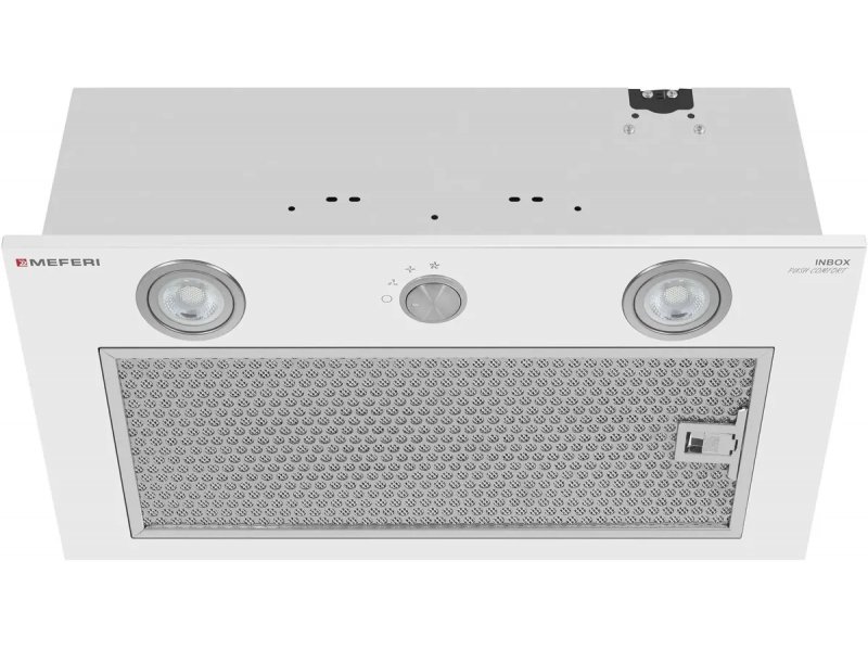 Встраиваемая вытяжка Meferi Inbox push comfort 52wh белый