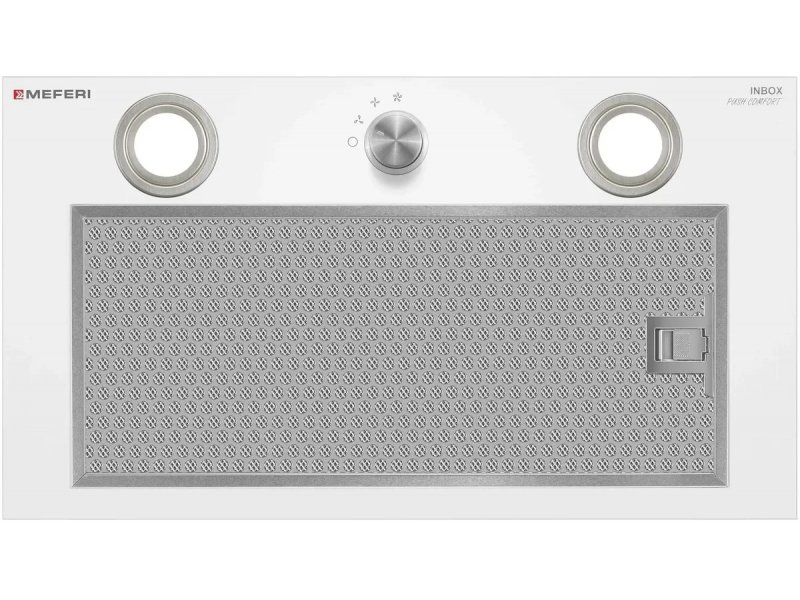 Встраиваемая вытяжка Meferi Inbox push comfort 52wh белый
