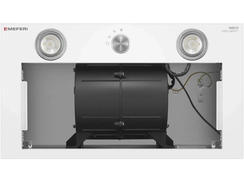 Встраиваемая вытяжка Meferi Inbox push comfort 52wh белый
