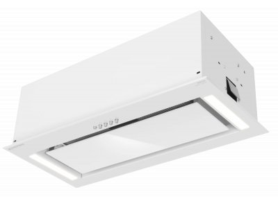 Встраиваемая вытяжка Meferi Power INBOX60WH Glass белый