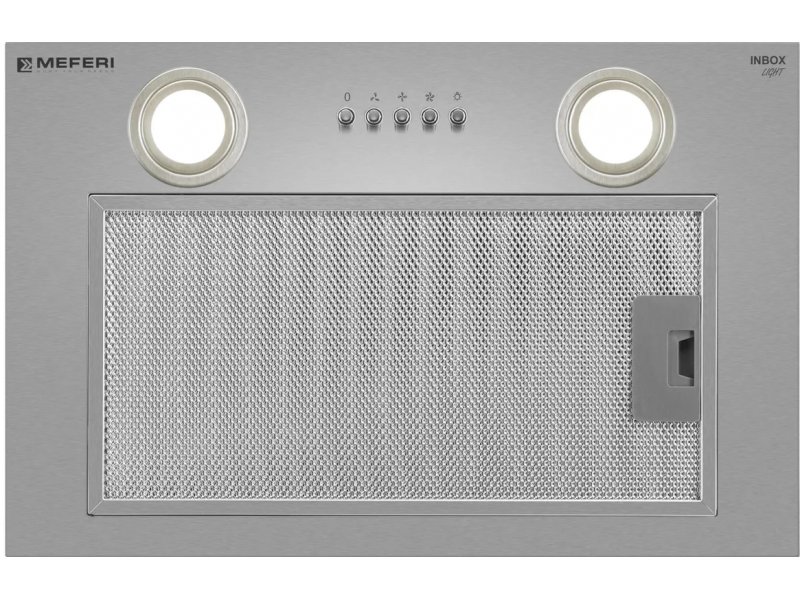 Встраиваемая вытяжка Meferi Light Inbox45IX нержавеющая сталь Встраиваемая вытяжка Meferi Light Inbox45IX нержавеющая сталь