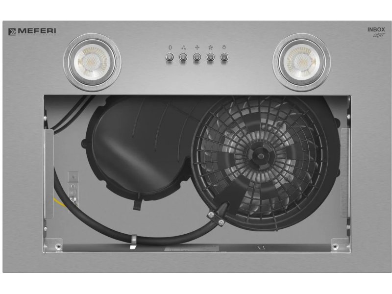 Встраиваемая вытяжка Meferi Light Inbox45IX нержавеющая сталь Встраиваемая вытяжка Meferi Light Inbox45IX нержавеющая сталь