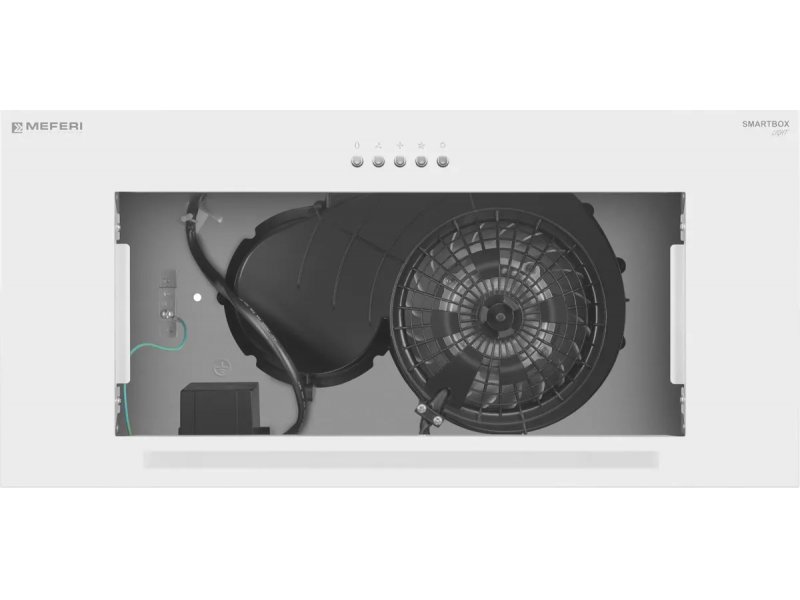 Meferi Light SmartBox60WH внутренний механизм вентилятор электромотор система воздухозаведения