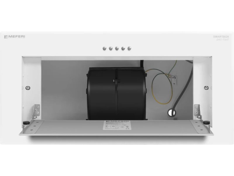 Встраиваемая вытяжка Meferi Power SmartBox60WH Glass белый