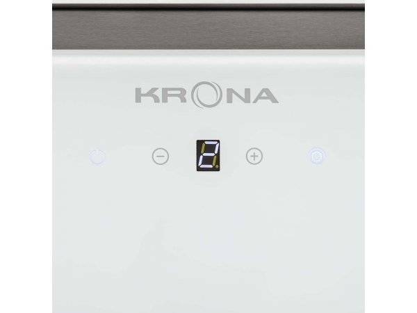 Вытяжка встраиваемая Krona Selina 600 Glass S белый Вытяжка встраиваемая Krona Selina 600 Glass S белый