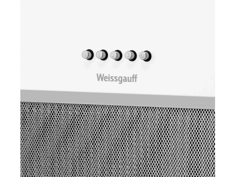 Встраиваемая вытяжка Weissgauff Arum 600 PB White Enamel белый Встраиваемая вытяжка Weissgauff Arum 600 PB White Enamel белый