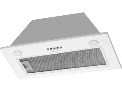 Встраиваемая вытяжка Weissgauff Arum 600 PB White Enamel белый