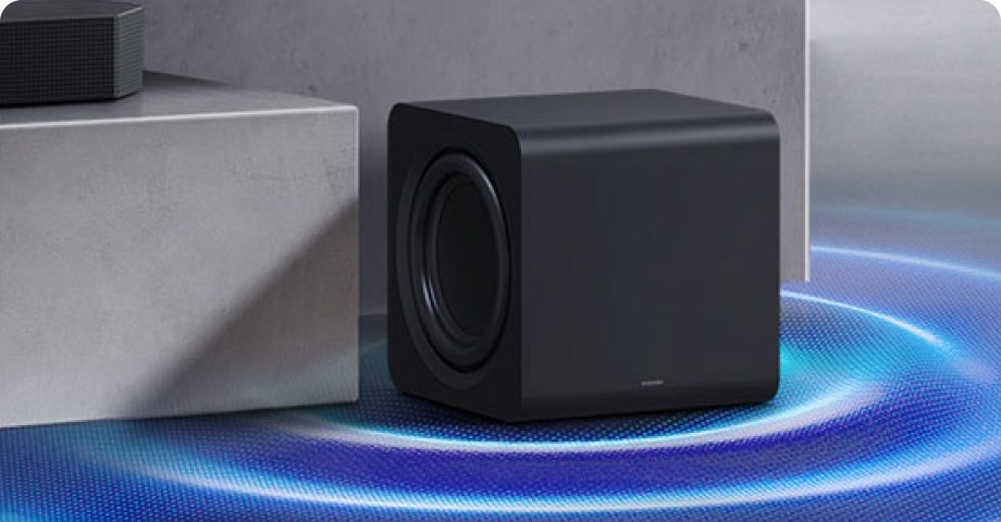 Беспроводной сабвуфер Samsung HW-Q990F с двумя 8-дюймовыми динамиками