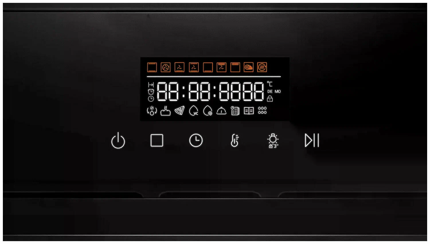 Электрический духовой шкаф Haier HOQ-F4AAN3GB, объем 78 л, цвет черный