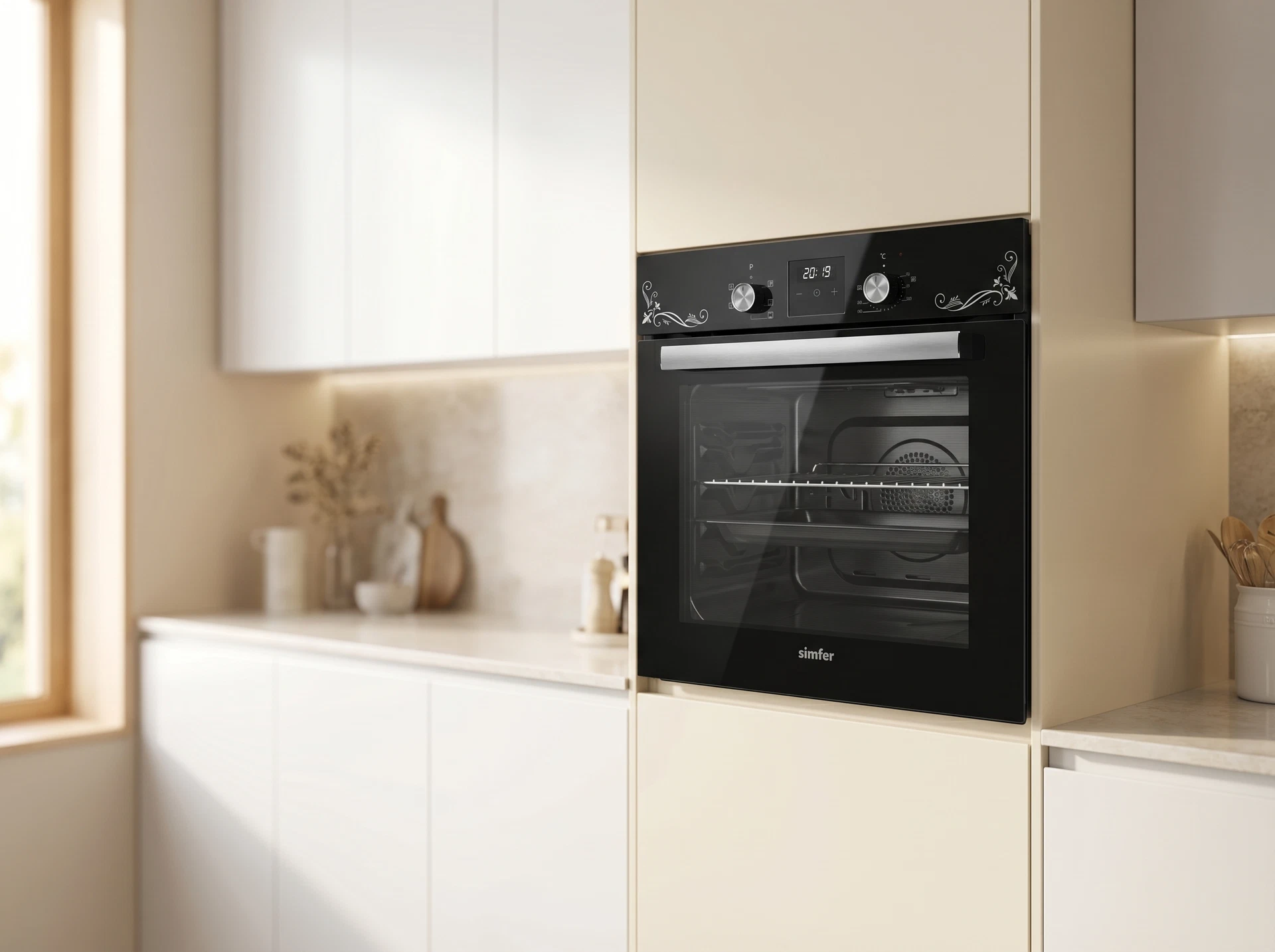 Электрический духовой шкаф Simfer B6EB56022 - фото в интерьере