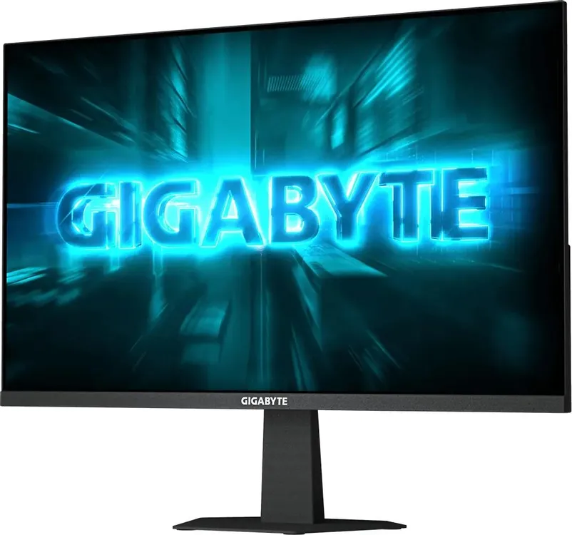 GIGABYTE GS24F14A вид под углом IPS-матрица цветопередача и дизайн корпуса