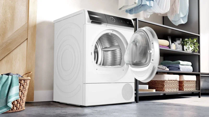 Сушильная машина Bosch Serie 8 WQB246CNBY пан. англ. макс. загр:9кг белый